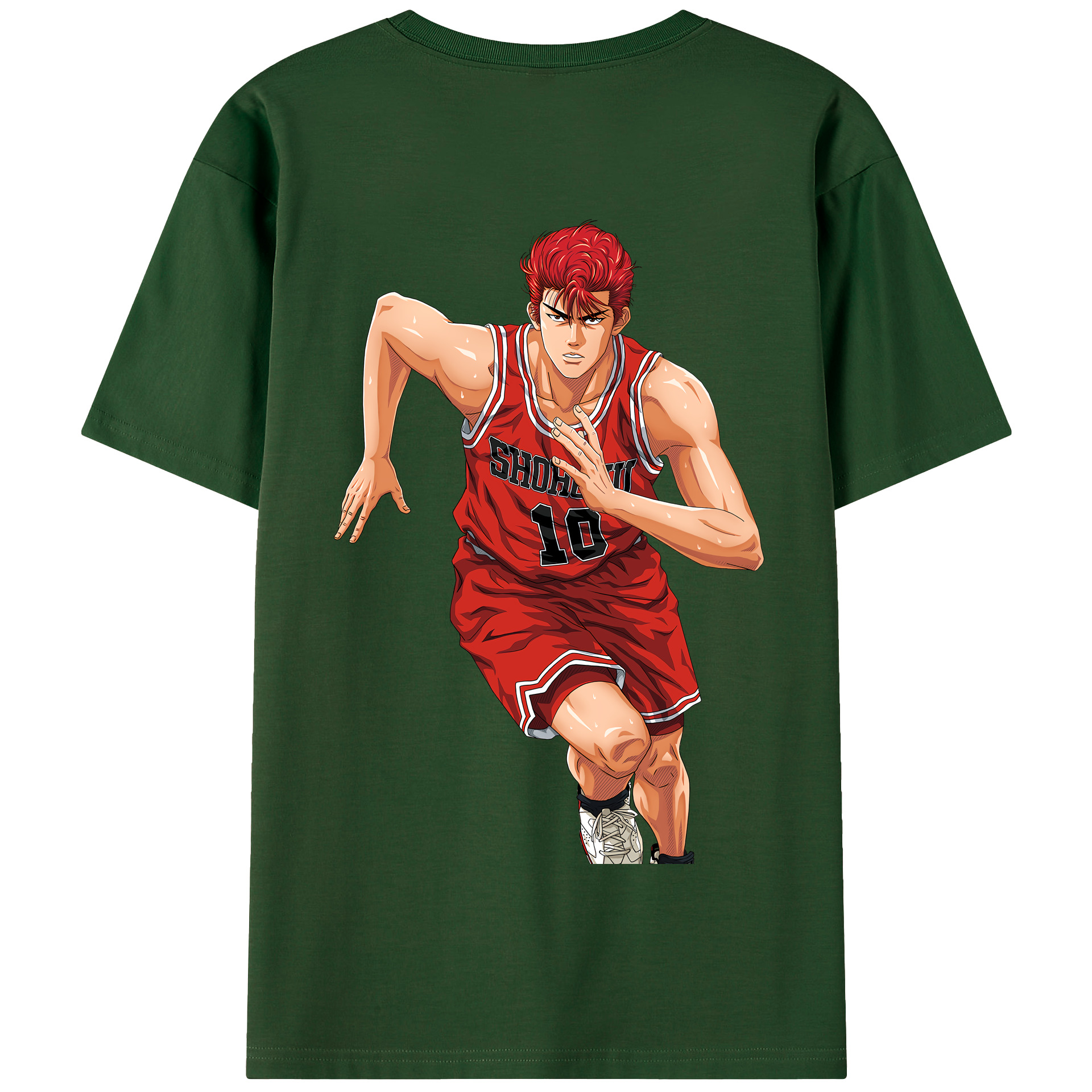 SLAM DUNK／スラムダンク 綿100％半袖Tシャツ（背面プリント）